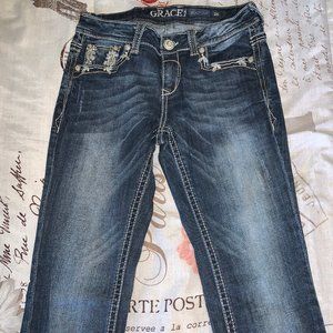 Size 28 - GRACE Paisley BootCut Jeans
